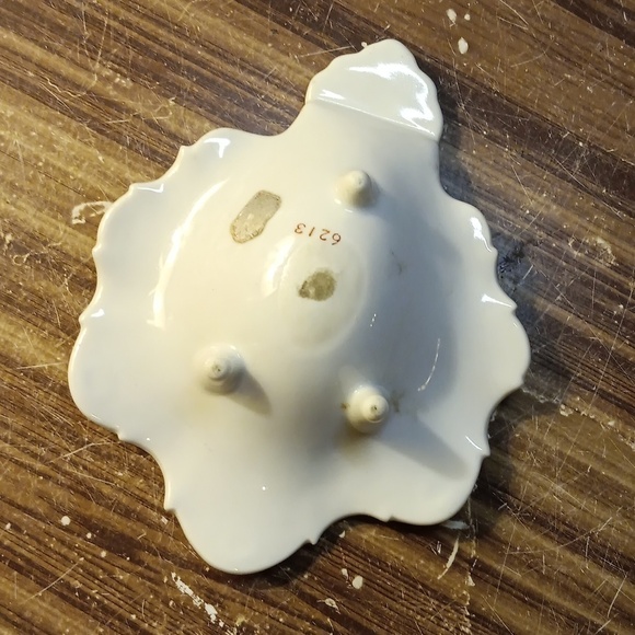 Vintage LenDale Ardalt shell trinket bowl white gold - Picture 2 of 3